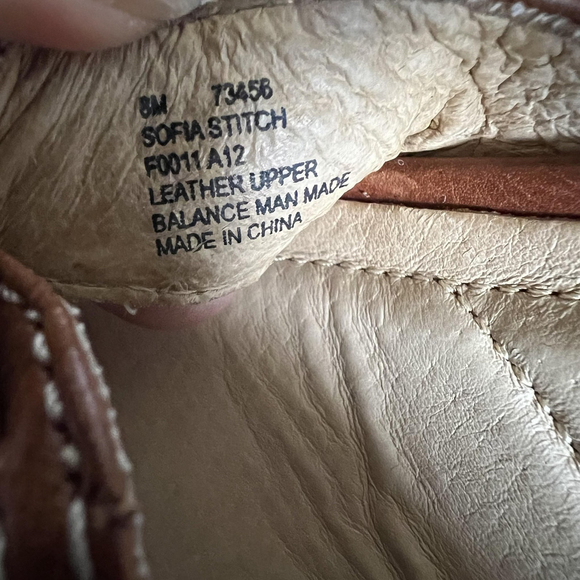 Frye Sofia Stitch Sandal Shoes Womens Size 8M Brown Leather Block Heel - Picture 14 of 14